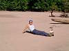 Me posing on the beach at Don Khon Island